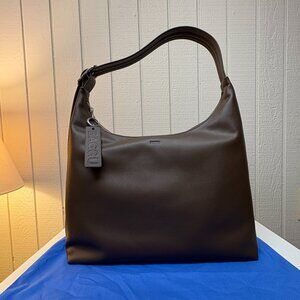 Baggu Recycled Leather Shoulder Bag - Brown